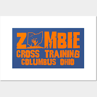 Zombie Cross Training Columbus Ohio Orange Posters and Art